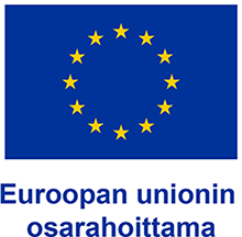 EU-lippu ja teksti Euroopan unionin osarahoittama